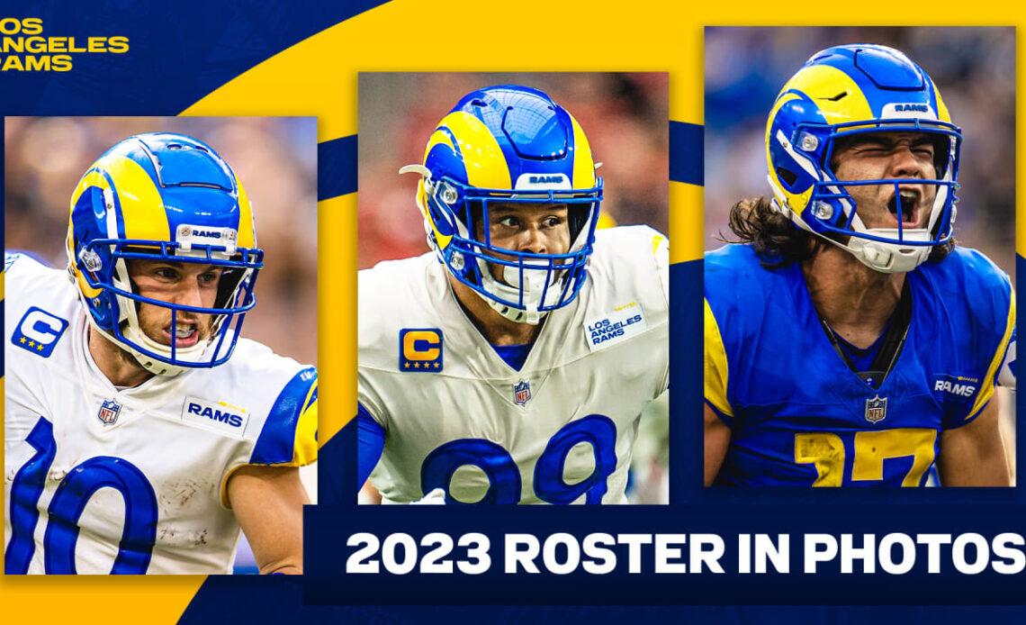 ROSTER PHOTOS: 2023 Rams 53-man roster