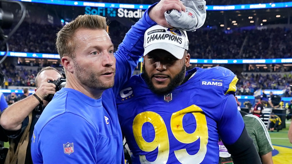 Sean McVay on Aaron Donald after retirement: ‘Truly one of one’