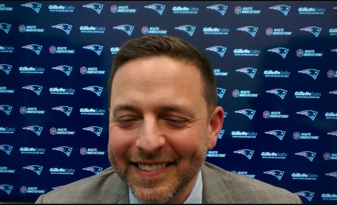 Eliot Wolf on drafting Caedan Wallace: "He is a really impressive kid"