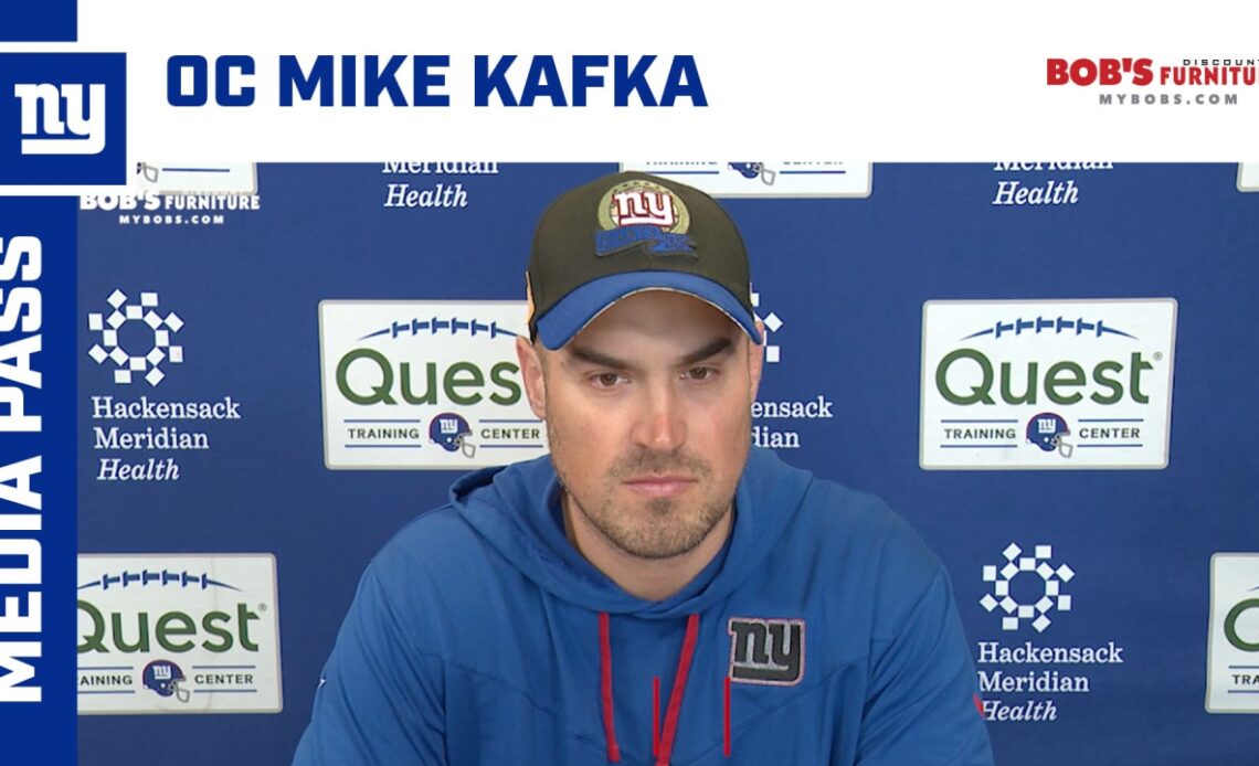 Asst. HC/OC Mike Kafka: 'I'm excited for the offensive line room'