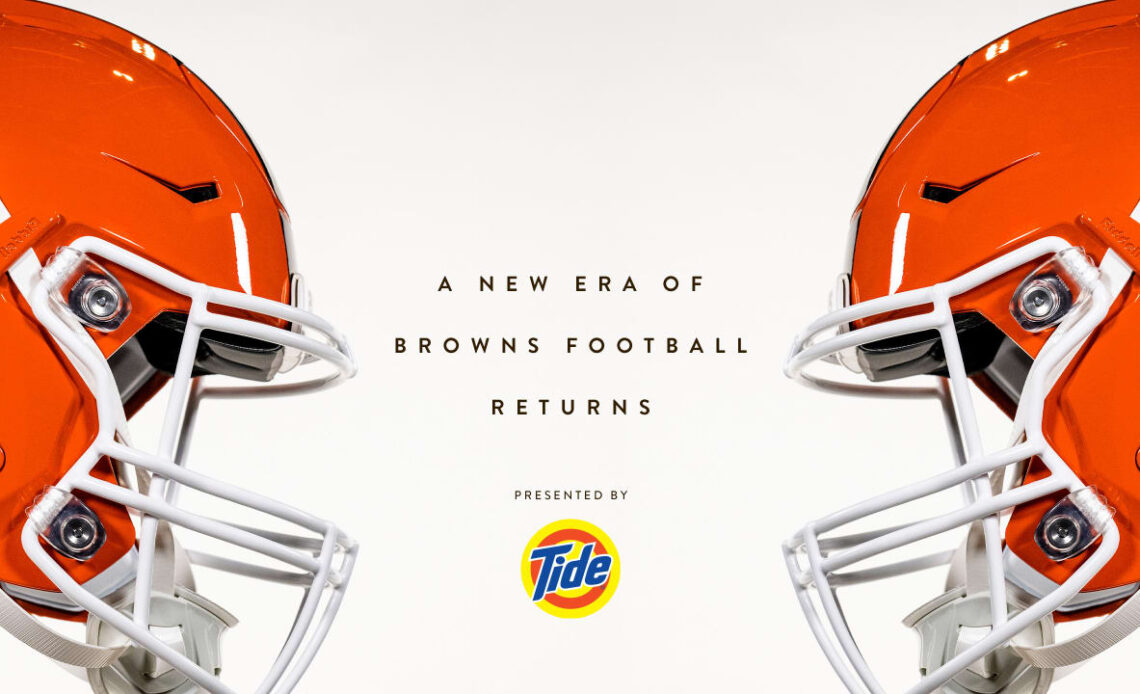 Browns return the white facemask beginning with the 2024 season
