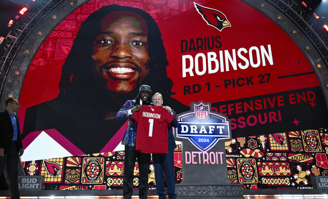 Cardinals take defensive lineman Darius Robinson out of Missouri with second first-round pick in 2024