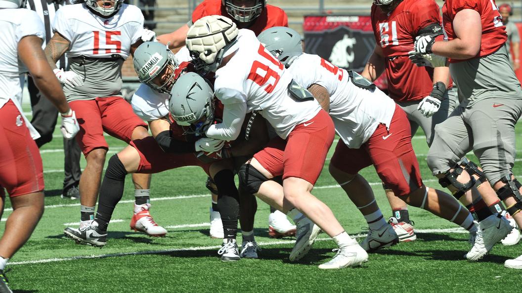 Cougars Hold Second Spring Scrimmage at Gesa Field