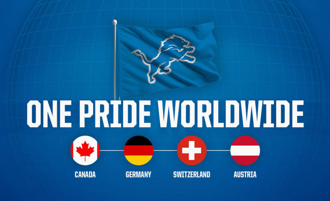 Detroit Lions awarded international marketing rights for Canada and Germany