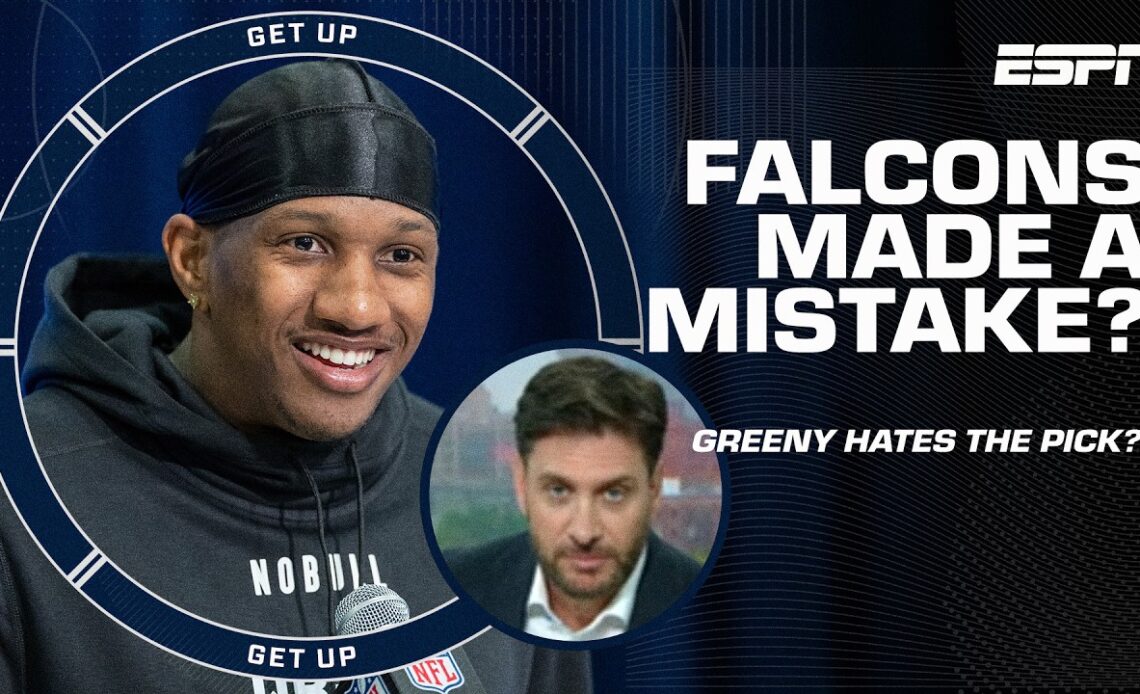 'I HATED THE PICK!' 🗣️ Greeny NOT HAPPY with Falcons taking Michael Penix Jr. 😳 | Get Up