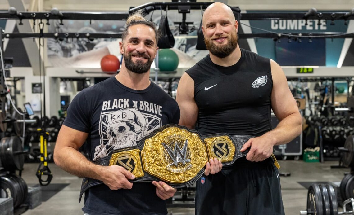 Inside the Gym: Lane Johnson and WWE star Seth Rollins' EXTREME workout