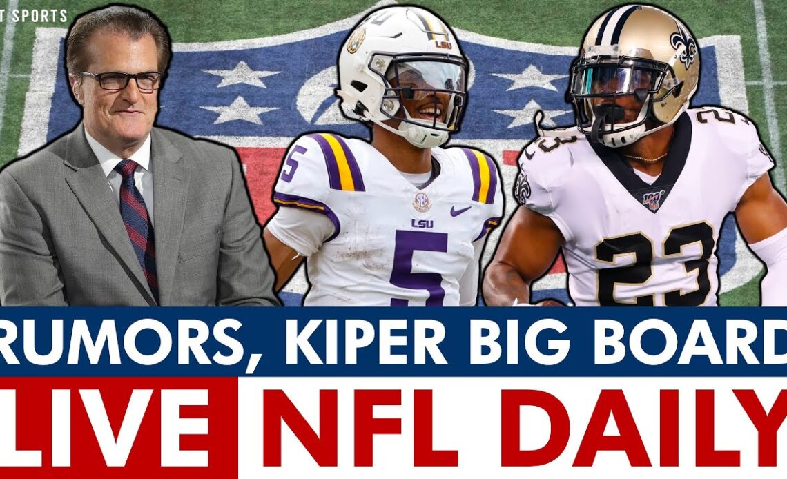 NFL Rumors, JJ McCarthy, Drake Maye, Marshon Lattimore Trade Rumors & Mel Kiper NFL Draft Big Board