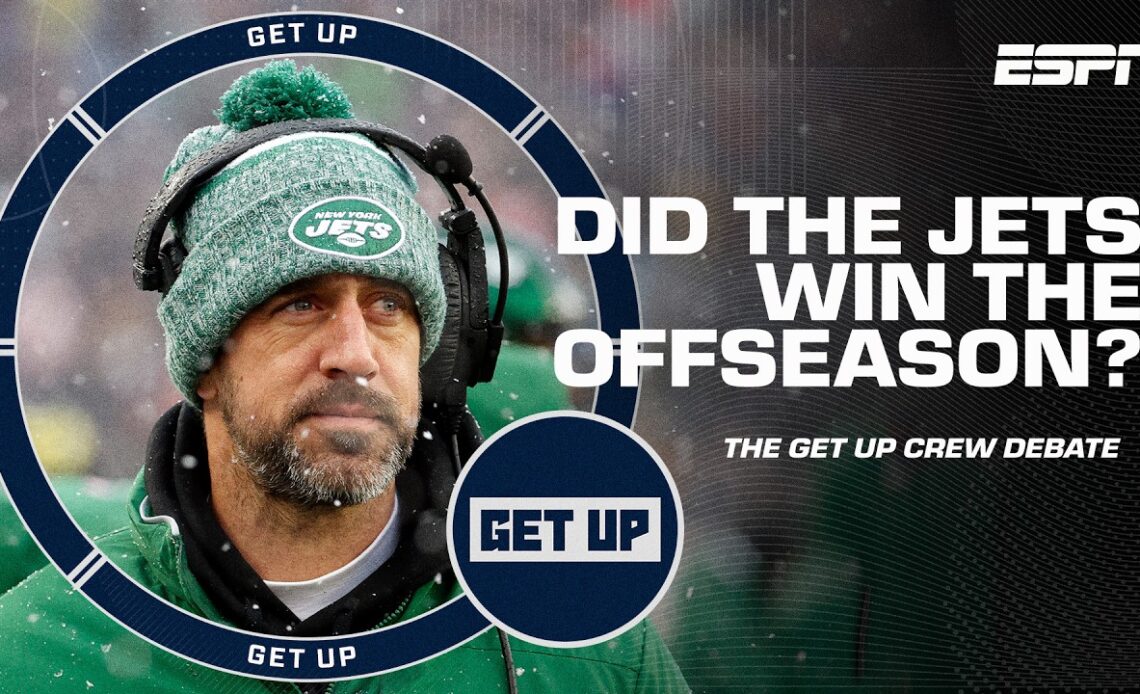 New York's OFFSEASON MOVES 'uniquely great!' + Rodgers' RETURN makes the Jets CONTENDERS?  | Get Up