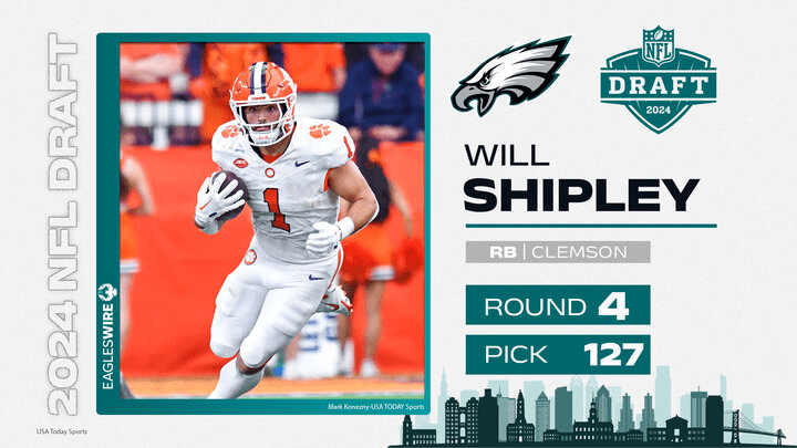 Philadelphia Eagles land Will Shipley in the 2024 NFL draft