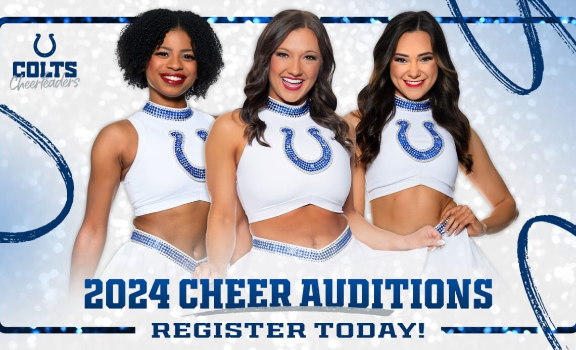 Register Today! 2024 Colts Cheerleaders Auditions