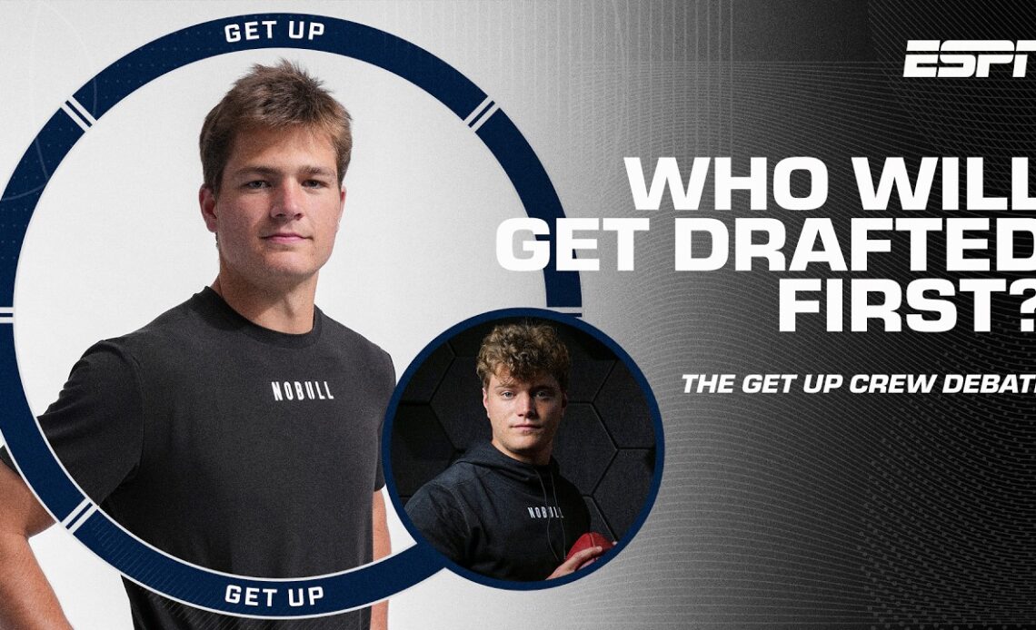 Who will go first: J.J. McCarthy or Drake Maye? + Should Giants STICK with Daniel Jones? | Get Up