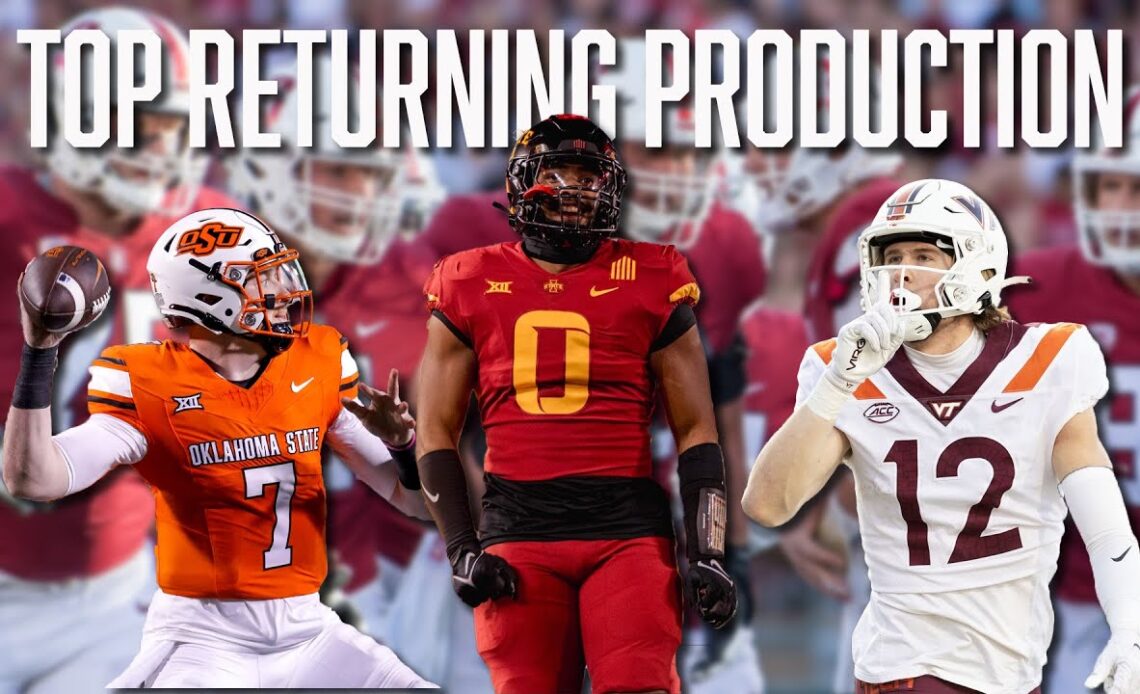 2024 Returning Production Rankings All Around College Football | CFB