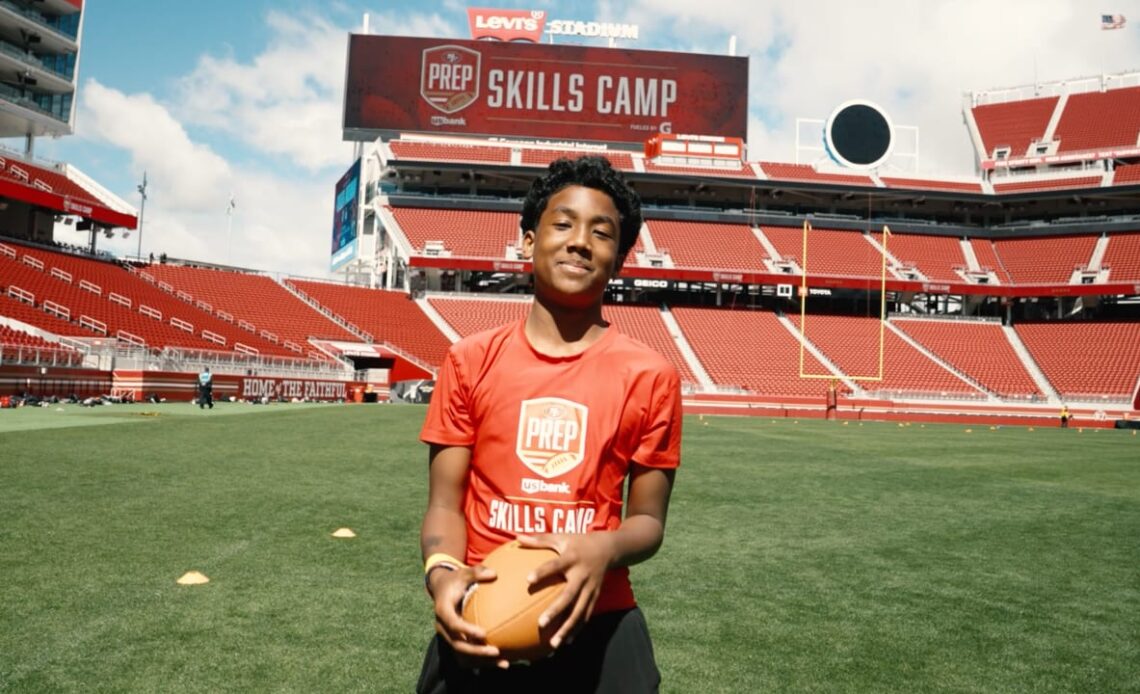 49ers PREP Hosts Fifth-Annual Skills Camp