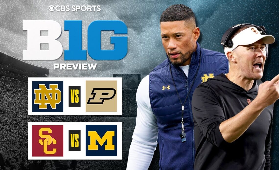 Big Ten on CBS Preview: Notre Dame vs Purdue, USC vs Michigan | CBS Sports