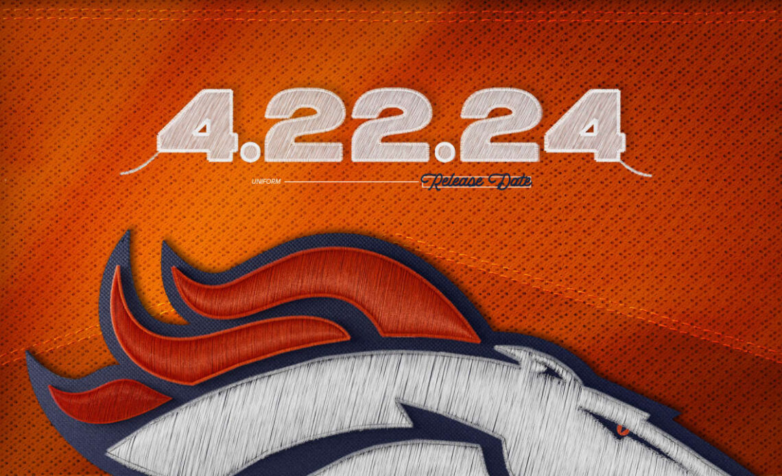 Broncos to reveal new uniforms on April 22