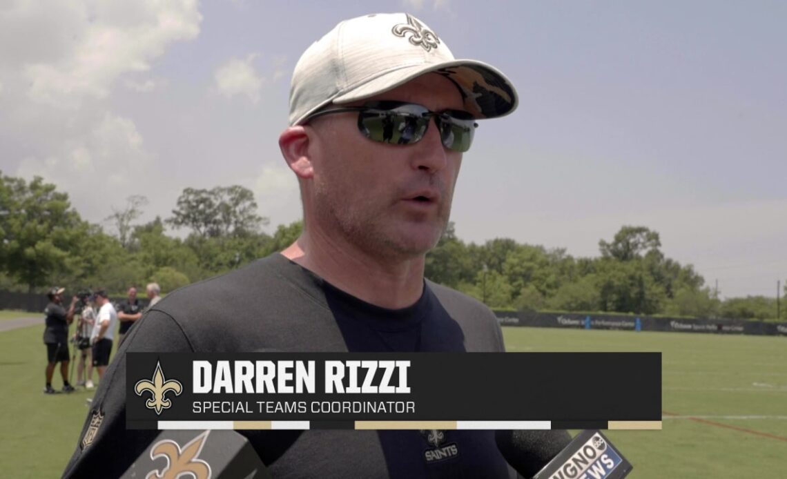 Darren Rizzi talks new kickoff rule preparations | 2024 Saints OTAs 5/28/24