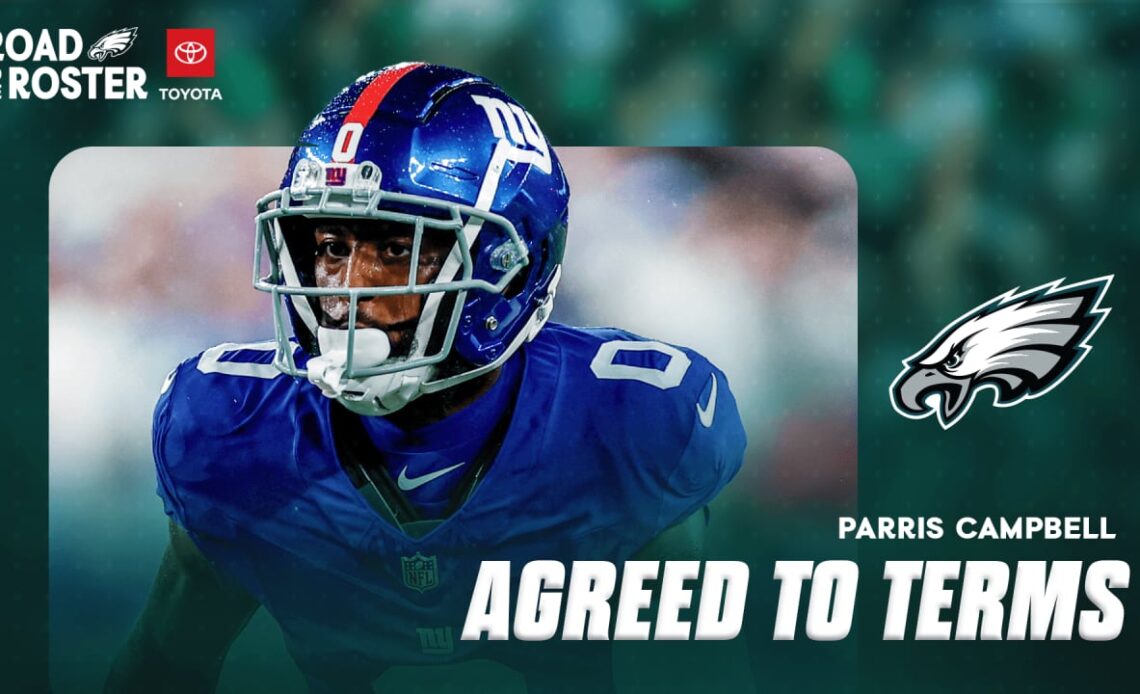 Eagles agree to terms with Parris Campbell on a 1-year contract