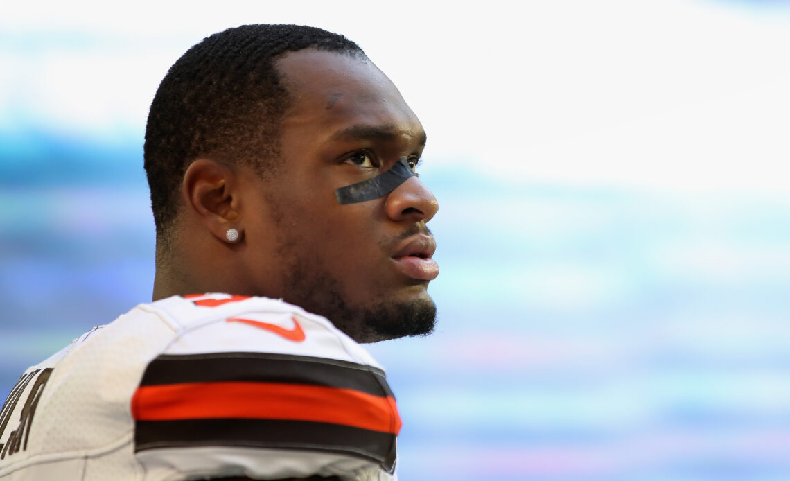 GLENDALE, ARIZONA - DECEMBER 15: Linebacker Mack Wilson #51 of the Cleveland Browns stands on the sidelines during the first half of the NFL game against the Arizona Cardinals at State Farm Stadium on December 15, 2019 in Glendale, Arizona.  The Cardinals defeated the Browns 38-24.  (Photo by Christian Petersen/Getty Images)