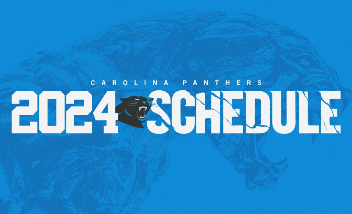 Facing the champions and a trip overseas highlight the Panthers 2024 schedule