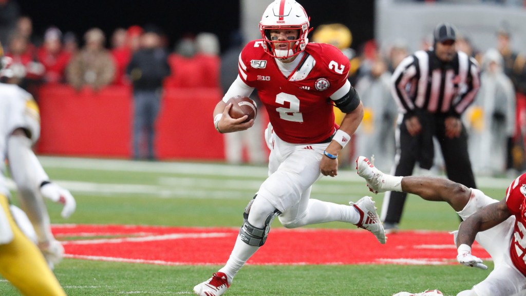 Former Nebraska football quarterback Adrian Martinez scores five TDs