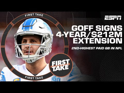 Jets vs. 49ers in Week 1 🏈 + Lions make Jared Goff 2nd-highest paid QB in the NFL 💰 | First Take