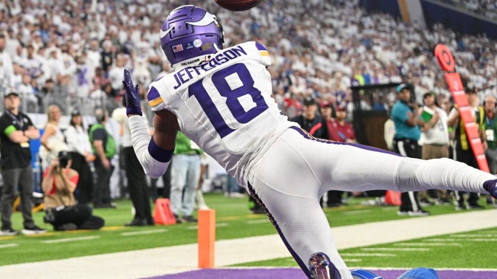 Justin Jefferson named PFF’s top wide receiver for the 2024 season