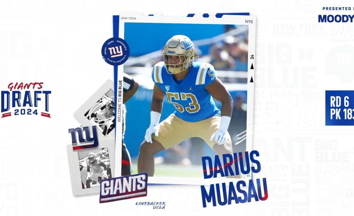 Linebacker Darius Muasau, UCLA, Round 6, Pick 183