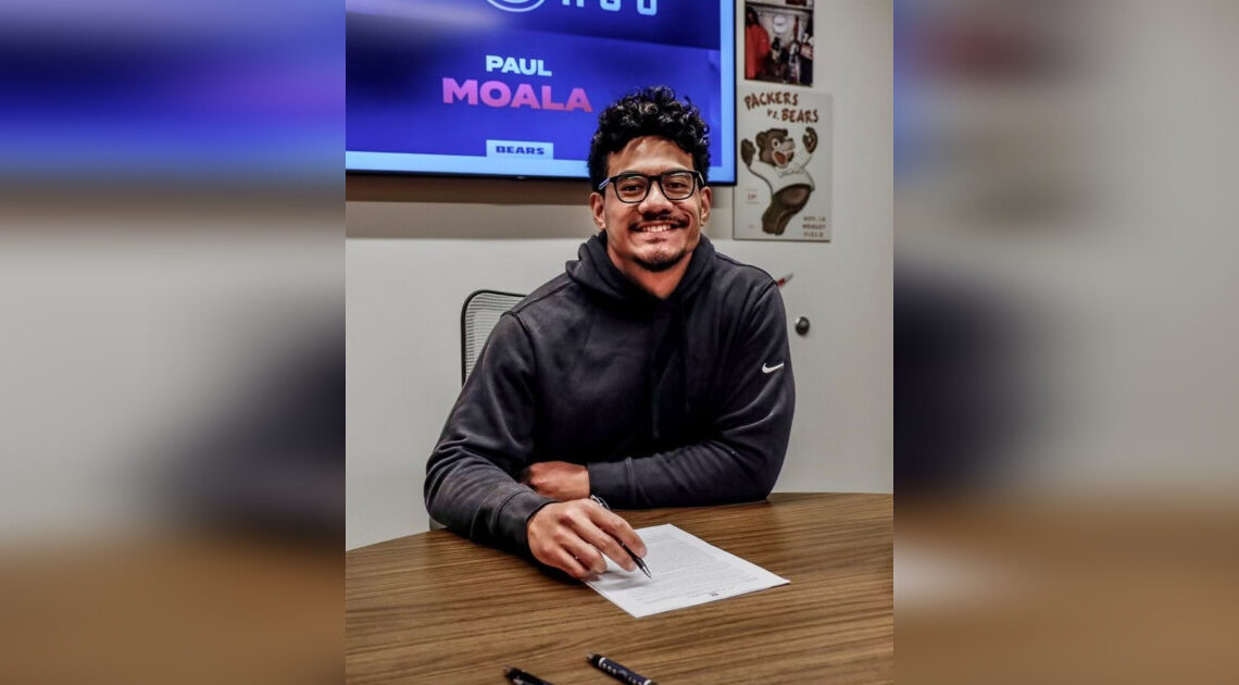 Moala Signs with Chicago Bears – Football — Georgia Tech Yellow Jackets