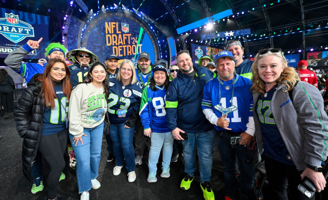 PHOTOS: Scenes From Day 1 Of The 2024 NFL Draft In Detroit