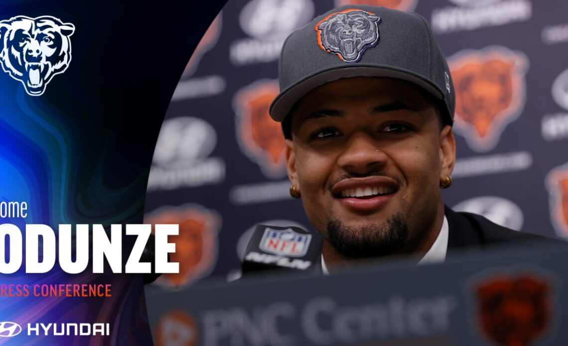 Rome Odunze on becoming a Bear: 'It was meant to be' | Press Conference