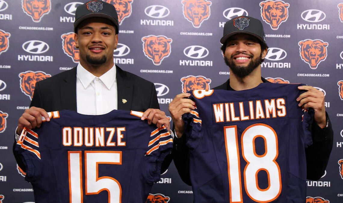 Chicago Bears Introduce Quarterback Caleb Williams And Wide Receiver Rome Odunze