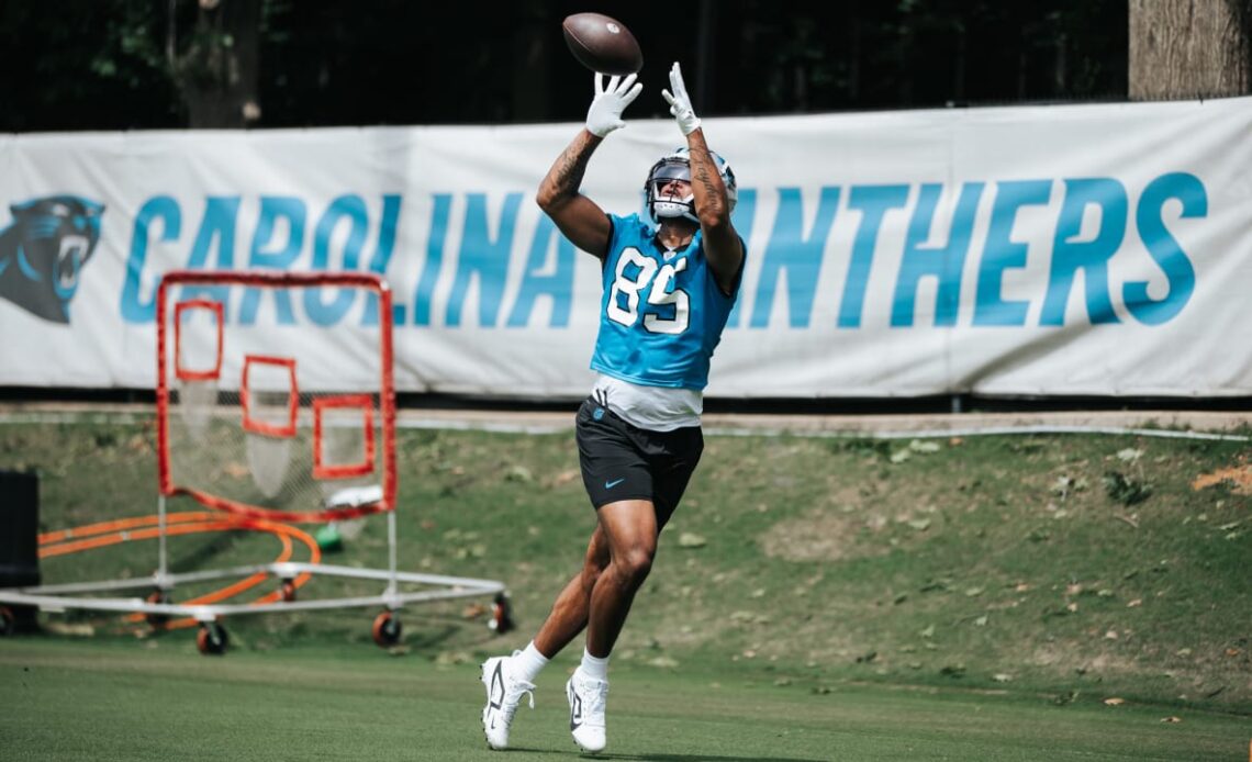 Sanders begins his rookie campaign with the goal to be the 'next Greg Olsen' for the Panthers