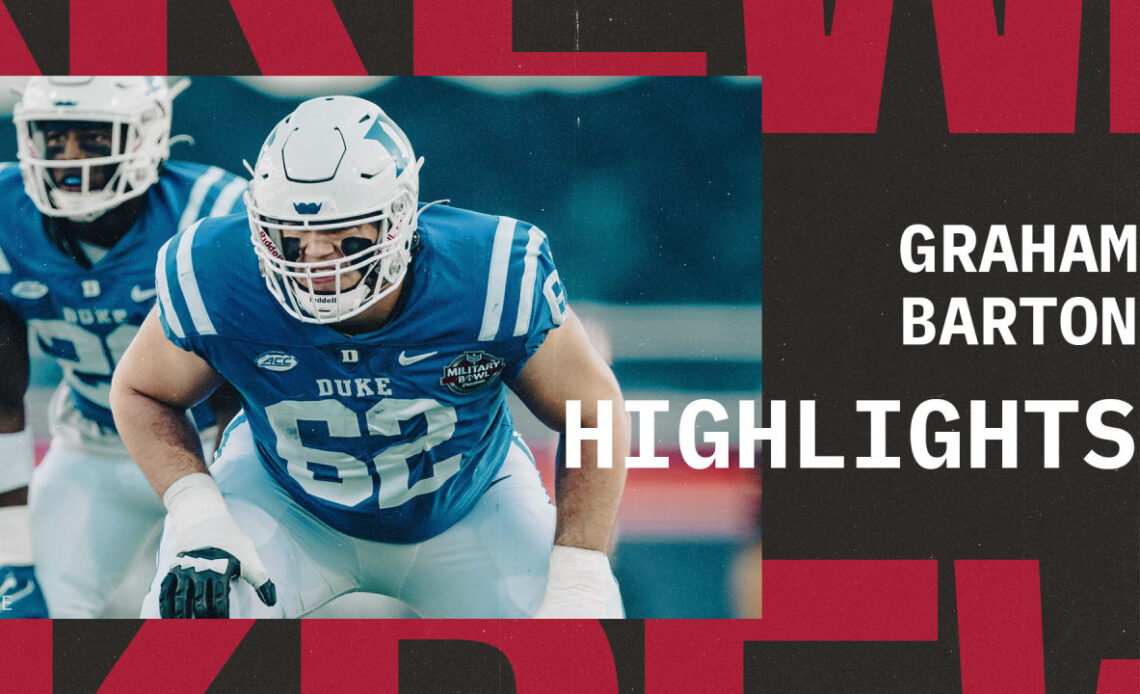 View Highlights of Graham Barton | 2024 NFL Draft