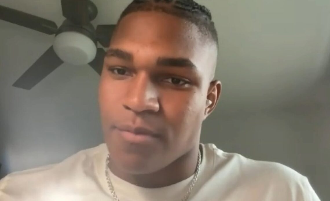 Walter Rouse Addresses The Media After Being Drafted By The Vikings In Round 6
