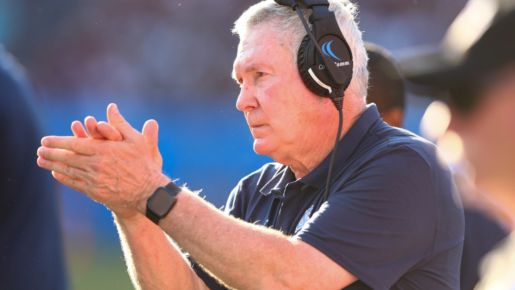 What UNC coach Mack Brown told the Patriots about Drake Maye