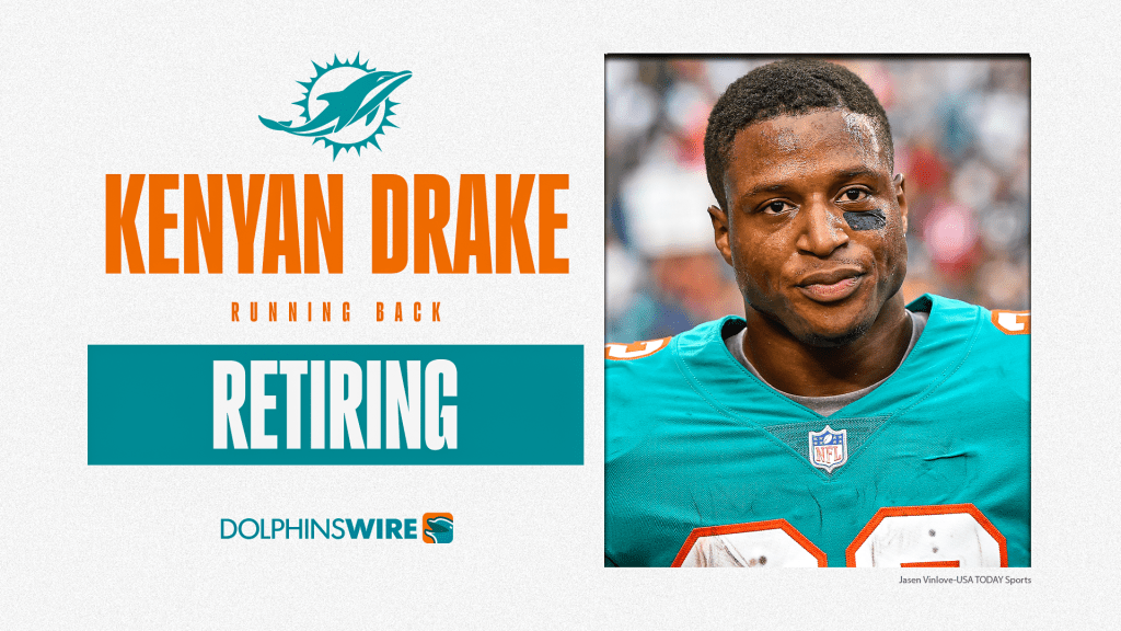 Former Dolphins RB Kenyan Drake announces retirement