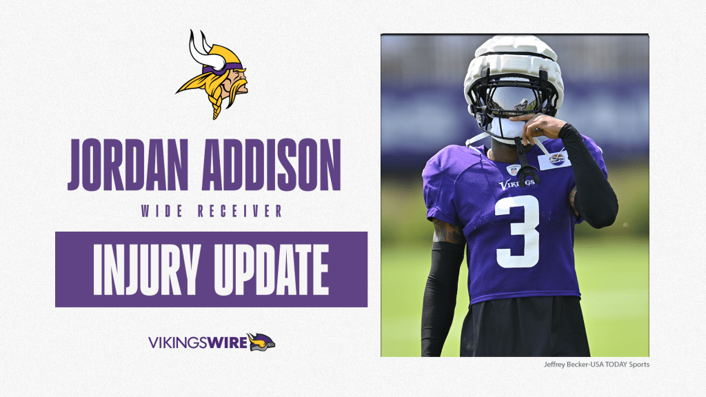 Vikings WR Jordan Addison goes down with injury during joint practice