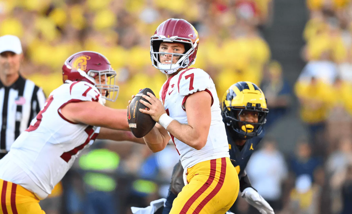 No. 11 USC Football Falls At No. 18 Michigan On Last-Minute Touchdown, 27-24