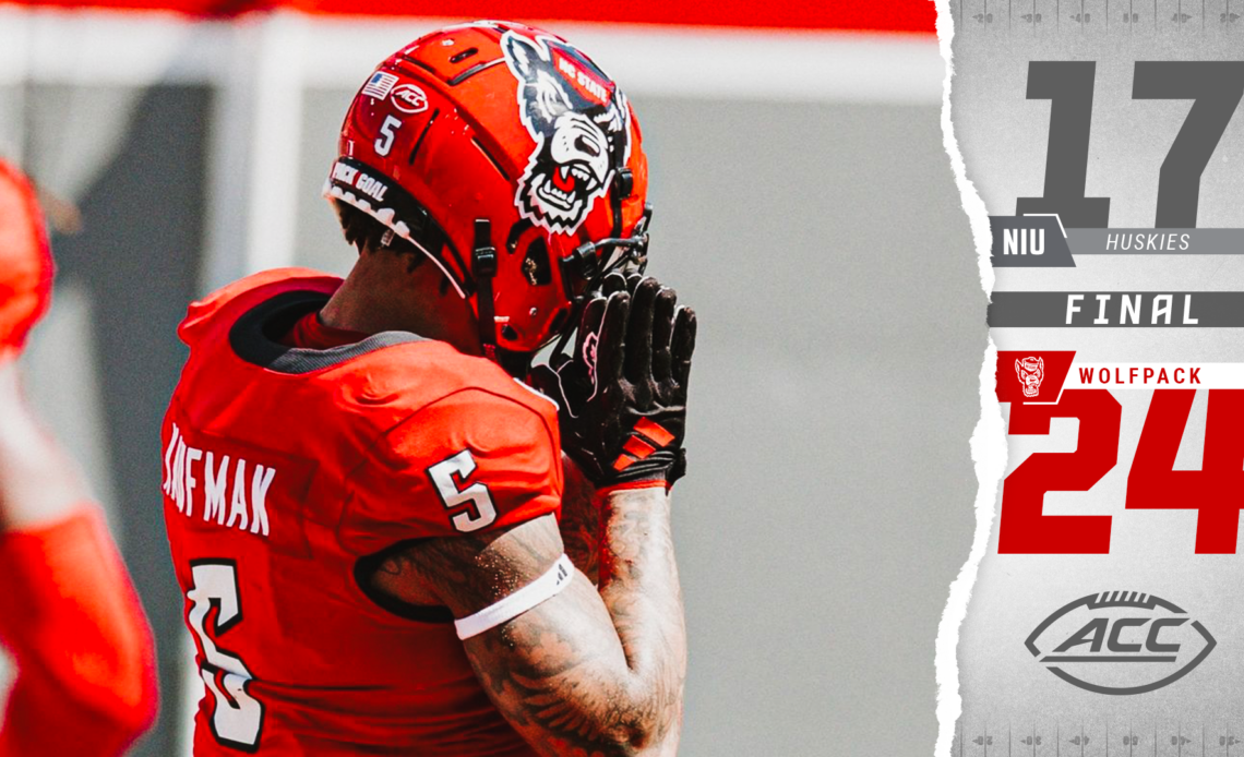 Bailey, strong defense guide NC State past Northern Illinois 24-17