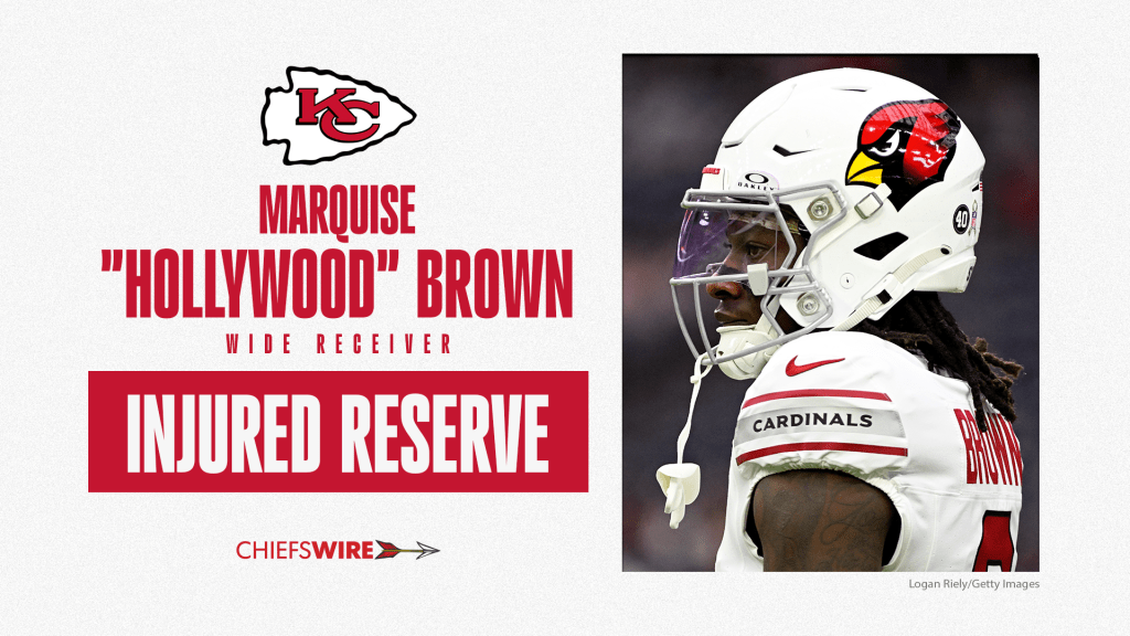 Chiefs to place WR Marquise ‘Hollywood’ Brown on injured reserve