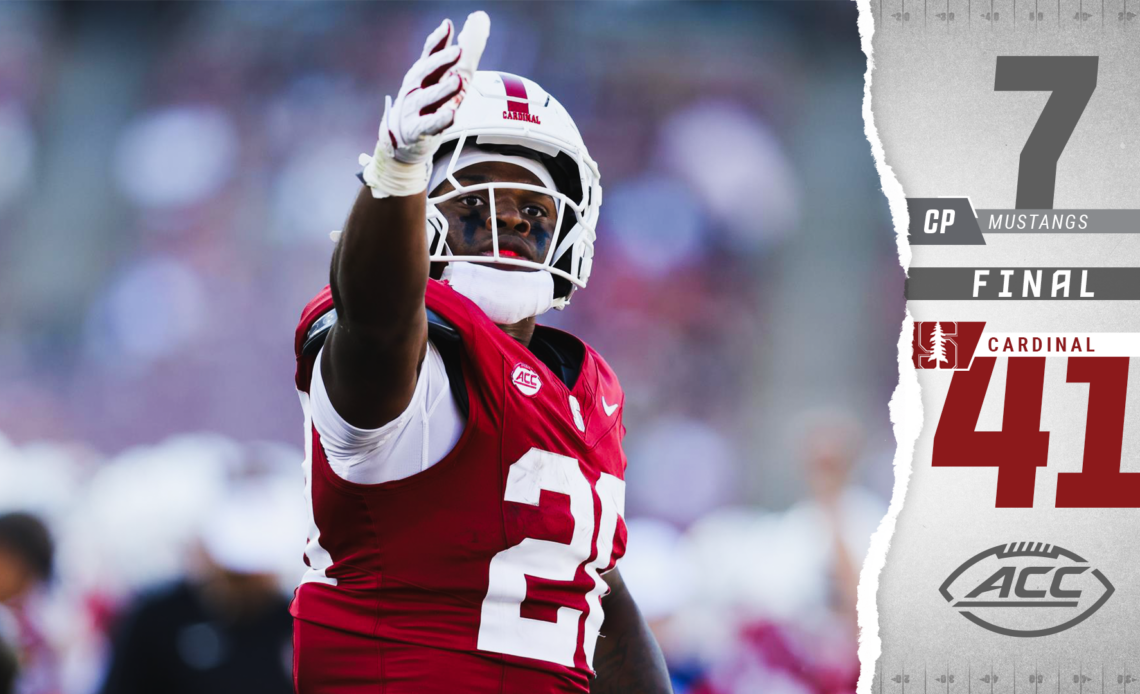 Stanford’s special teams help key 41-7 win over Cal Poly