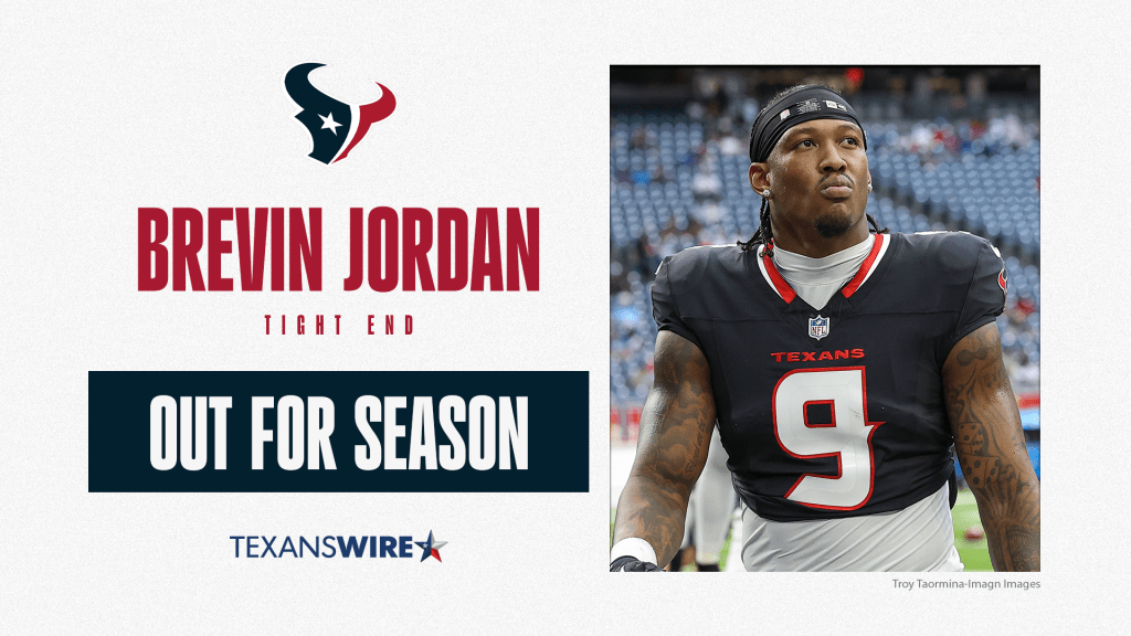 Texans TE Brevin Jordan out of the year with torn ACL