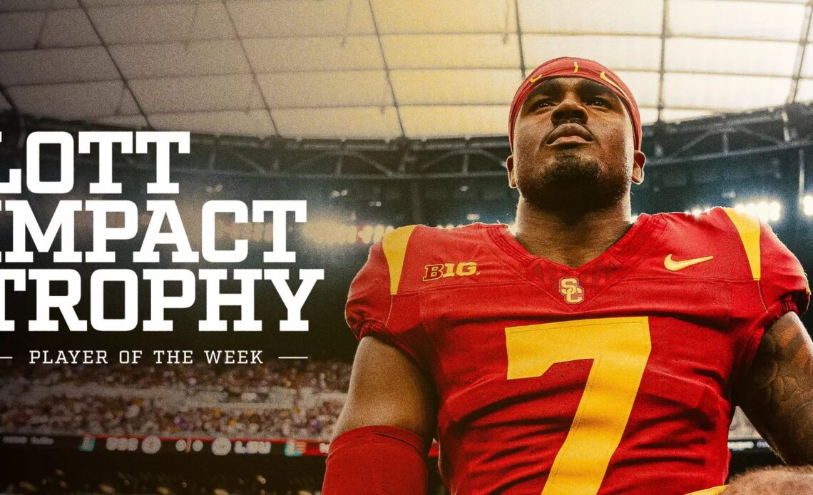 USC's Kamari Ramsey Named Lott IMPACT Trophy Player of the Week