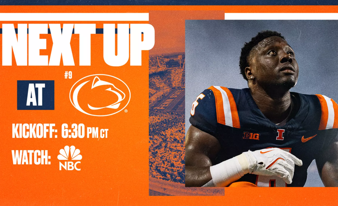 What to Watch: #19 Illinois Heads to #9 Penn State for Primetime Matchup