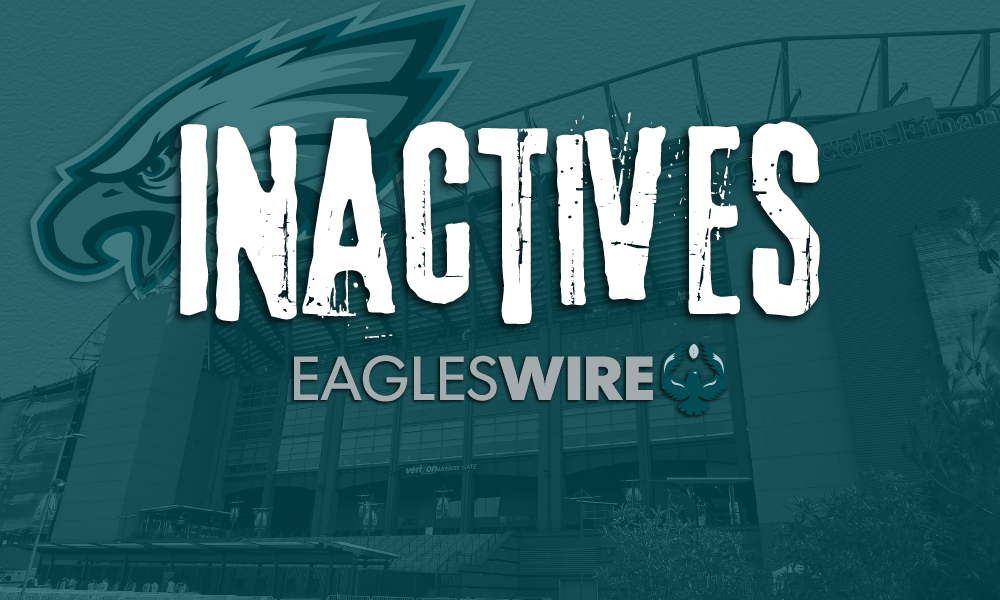 Eagles vs. Browns inactives for Week 6