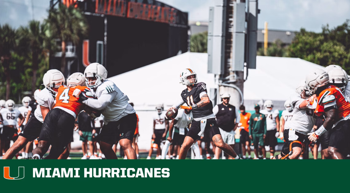 Canes Set for Top-10 Showdown Against Notre Dame